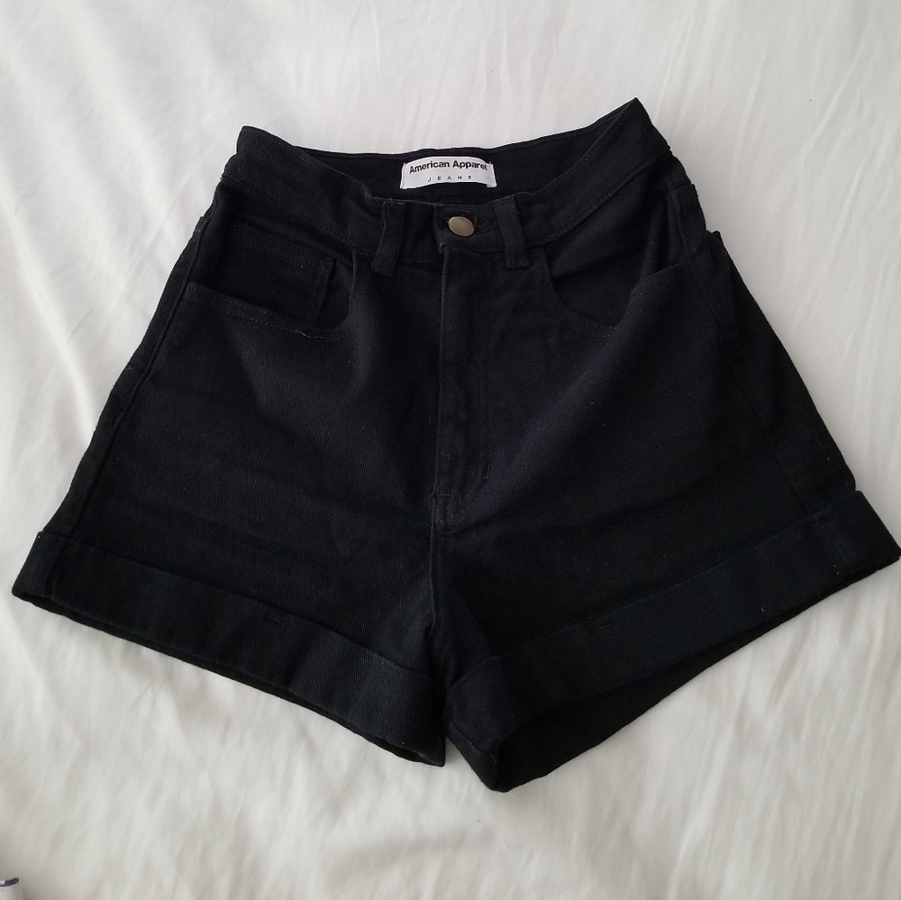 American Apparel High Waisted Shorts